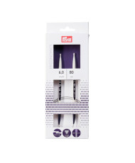 Circular knitting needles Prym Ergonomics 80 см 6 мм (215808)