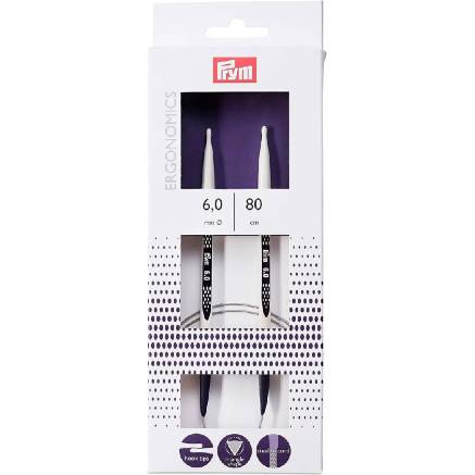 Спиці кругові Prym Ergonomics 80 см 6 мм (215808)