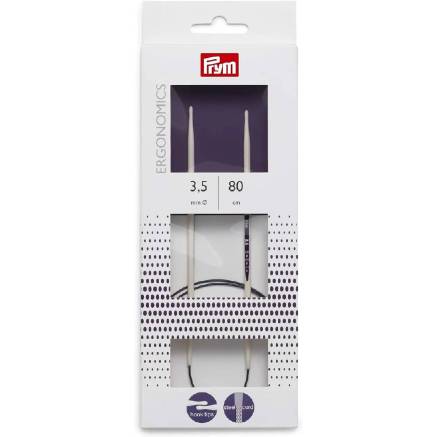 Спицы круговые Prym Ergonomics 80 см 3,5 мм (215803)