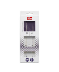 Circular knitting needles Prym Ergonomics 60 см 3 мм (215602-57075)