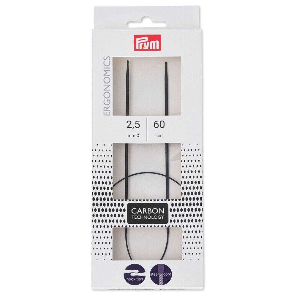 Circular knitting needles Prym Ergonomics 60 см 2,5 мм (215201) Circular knitting needles Prym Ergonomics 60 см 2,5 мм (215201)