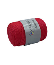 Polypropylene cord Makrome Oxford, strawberry
