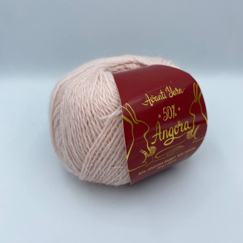 Пряжа Avanti Yarn Angora 50 , коралловое облако (02) Пряжа Avanti Yarn Angora 50 , коралловое облако (02)