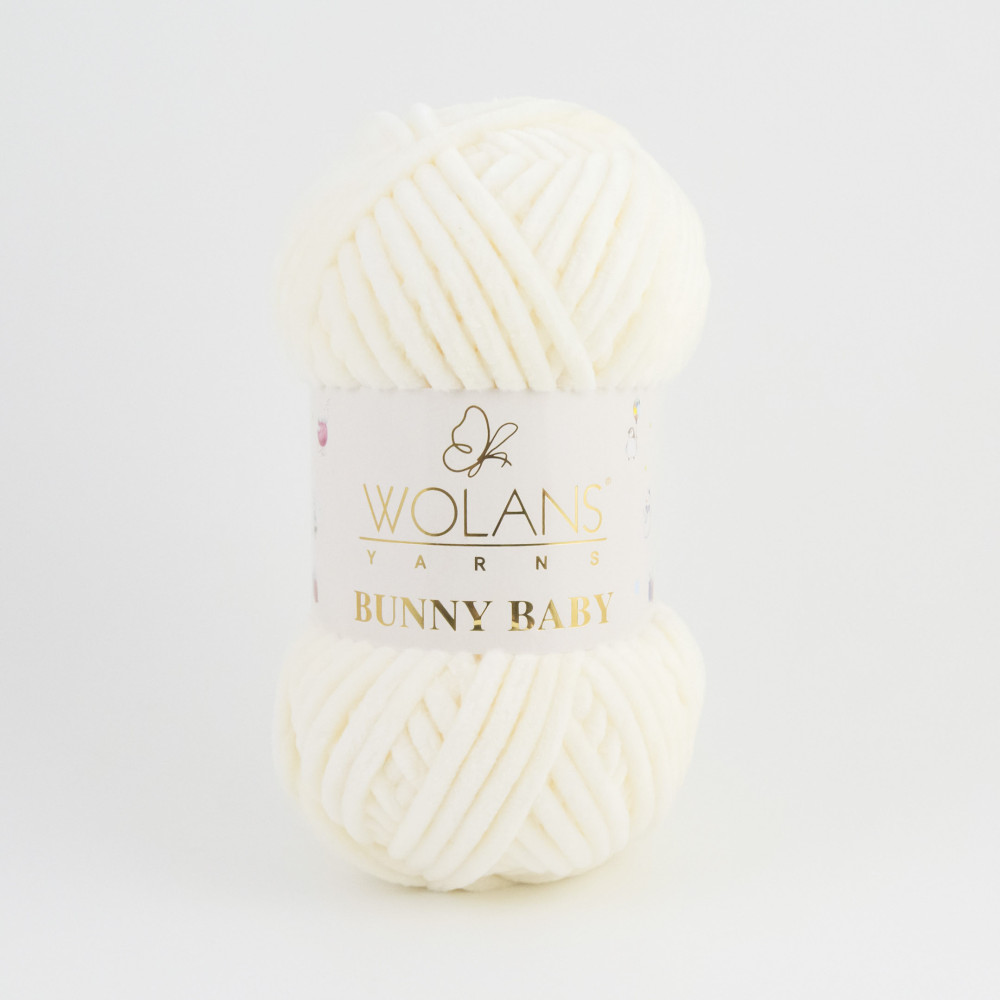 Пряжа Wolans Yarns Bunny Baby кремовий (10002) Пряжа Wolans Yarns Bunny Baby кремовий (10002)
