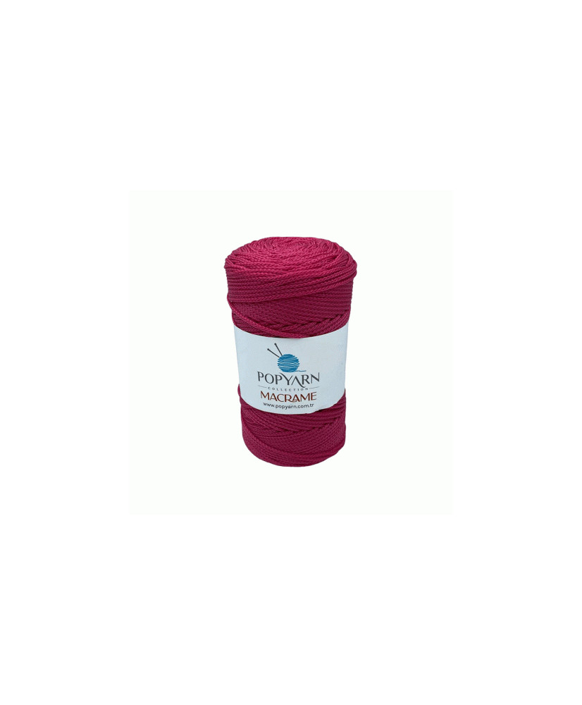 Polypropylene cord Macrame Popyarn, fuchsia (024) Polypropylene cord Macrame Popyarn, fuchsia (024)