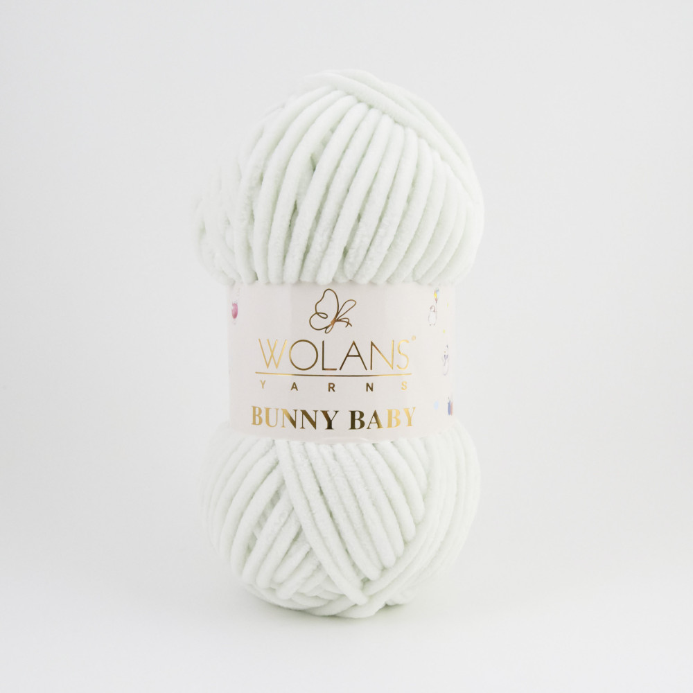 Пряжа Wolans Yarns Bunny Baby світла м'ята (10003) Пряжа Wolans Yarns Bunny Baby світла м'ята (10003)