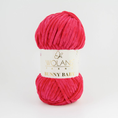 Пряжа Wolans Yarns Bunny Baby фуксія (10007)