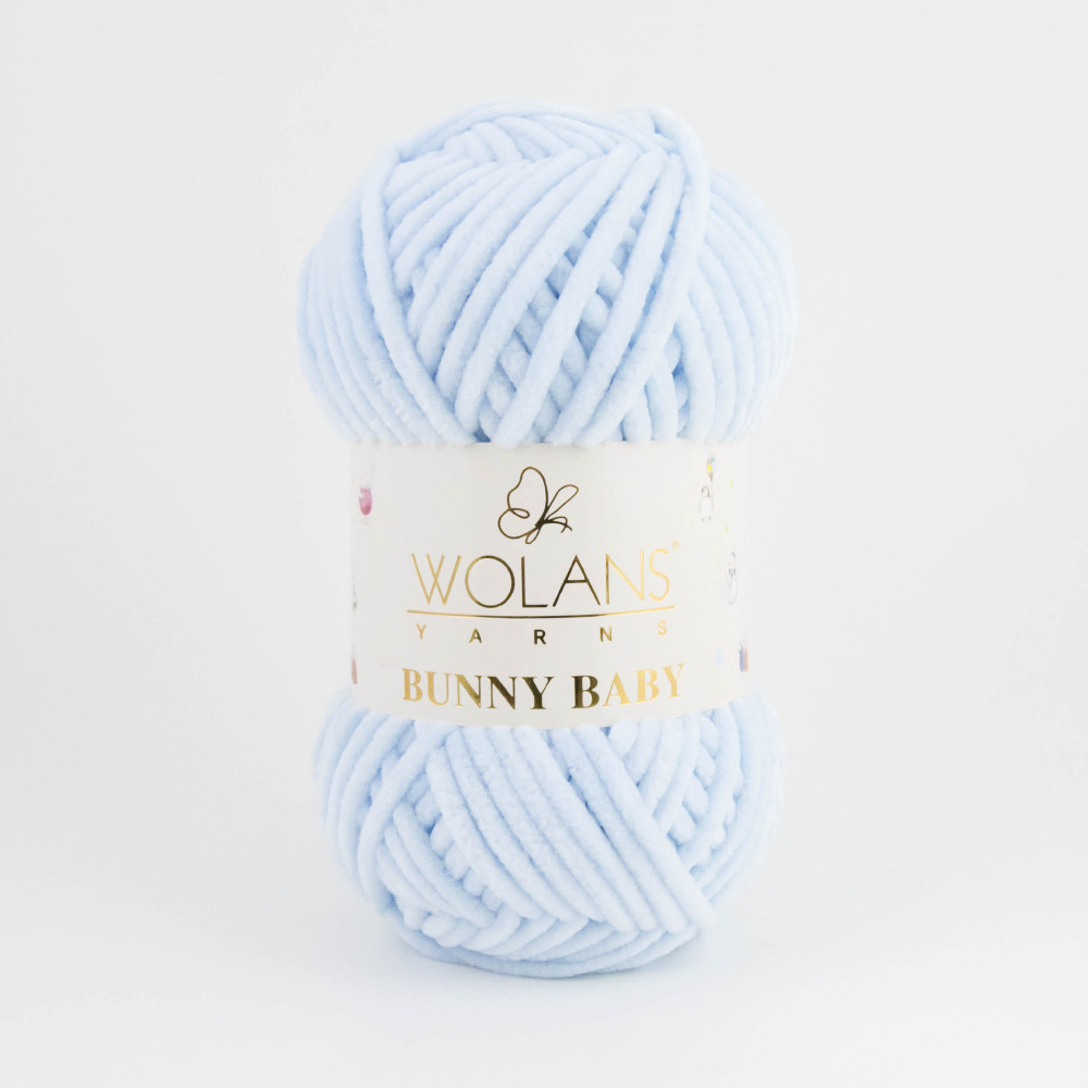 Пряжа Wolans Yarns Bunny Baby світло-блакитний (10011) Пряжа Wolans Yarns Bunny Baby світло-блакитний (10011)