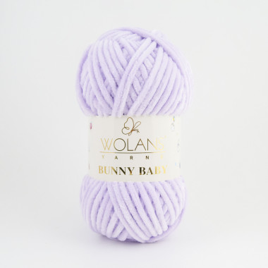 Пряжа Wolans Yarns Bunny Baby світло-фіолетовий (10015)