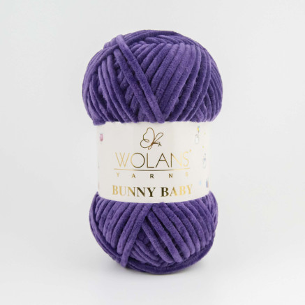 Пряжа Wolans Yarns Bunny Baby фиолетовый (10016)