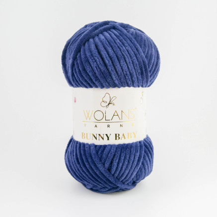 Пряжа Wolans Yarns Bunny Baby темно-синий (10017)
