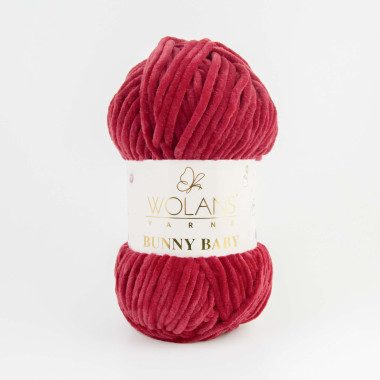 Пряжа Wolans Yarns Bunny Baby бургундия (10020)