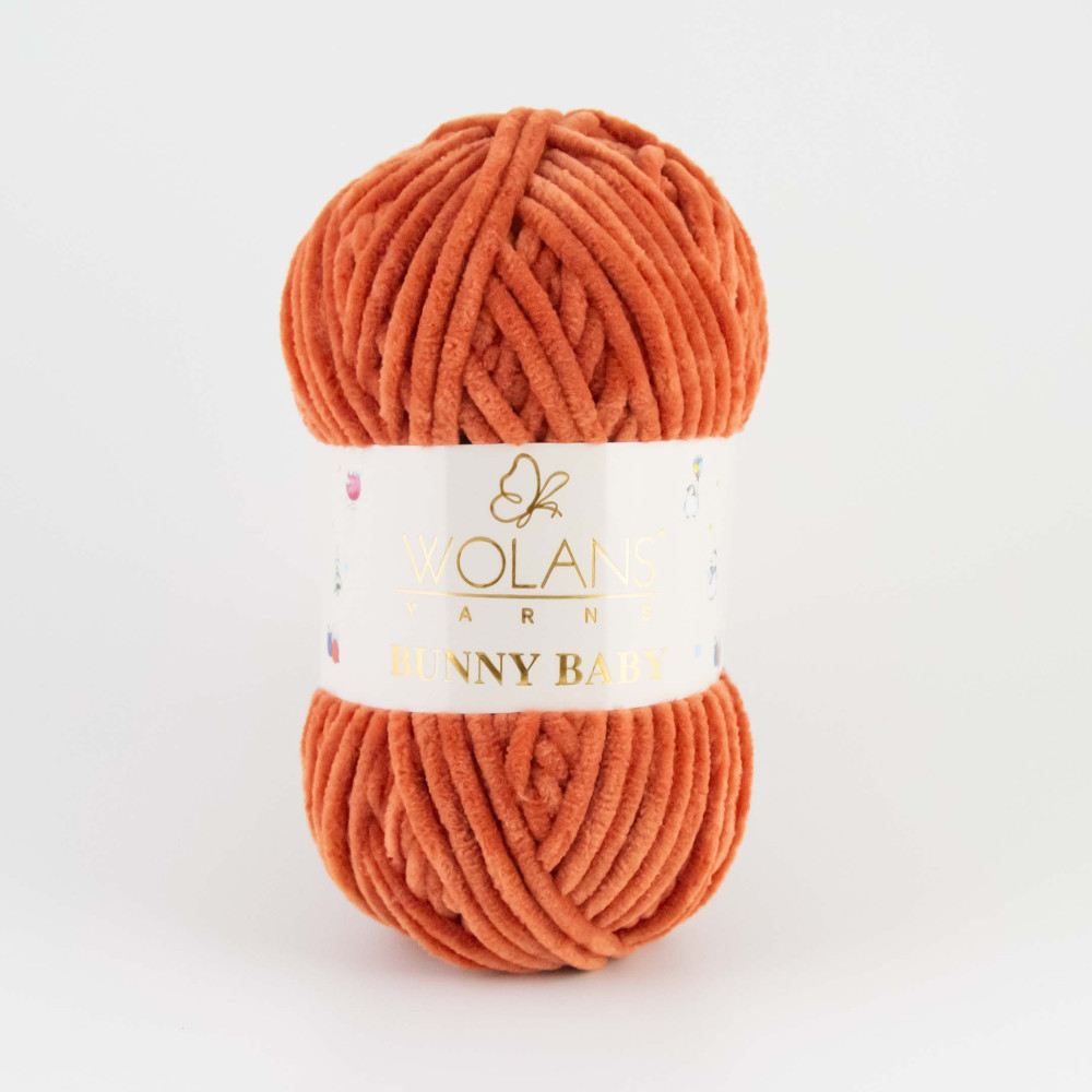 Пряжа Wolans Yarns Bunny Baby терракотовый (10027) Пряжа Wolans Yarns Bunny Baby терракотовый (10027)