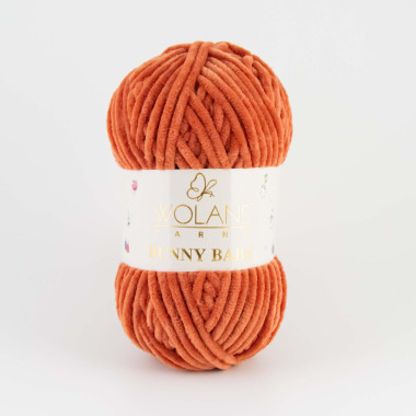 Пряжа Wolans Yarns Bunny Baby терракотовый (10027)
