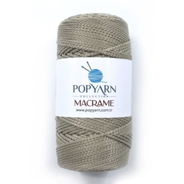 Поліпропіленовий шнур Macrame Popyarn, темно - бежевий (008)