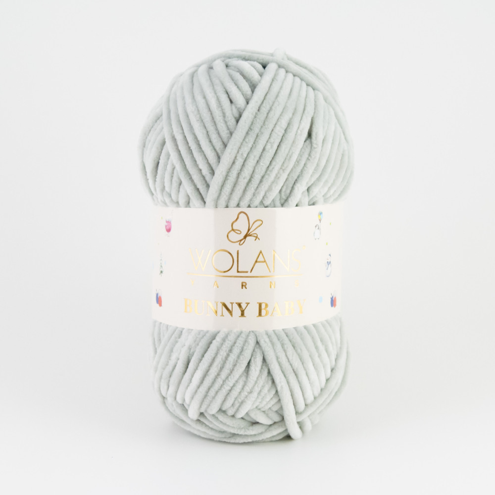 Пряжа Wolans Yarns Bunny Baby светло - серый (10033) Пряжа Wolans Yarns Bunny Baby светло - серый (10033)