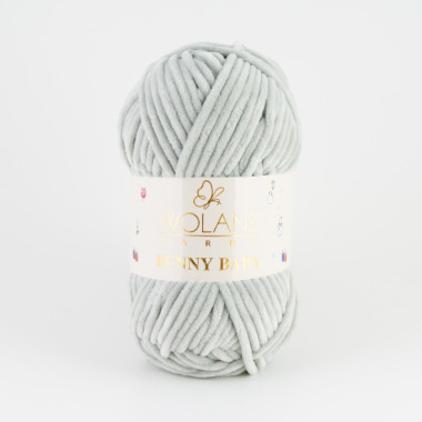 Пряжа Wolans Yarns Bunny Baby світло-сірий (10033)