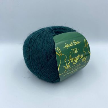 Пряжа Avanti Yarn Angora 70, темно-зелений (907)