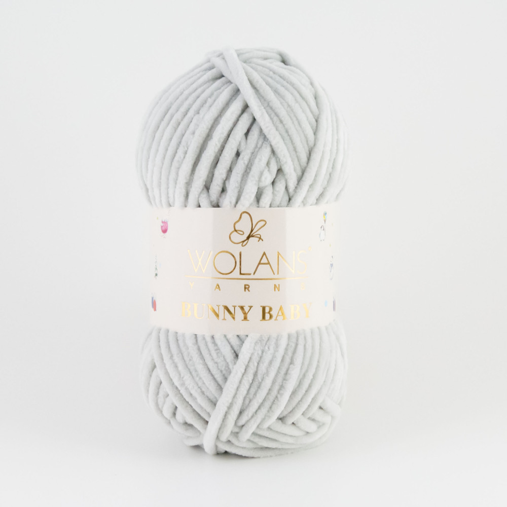 Пряжа Wolans Yarns Bunny Baby срібний (10036) Пряжа Wolans Yarns Bunny Baby срібний (10036)
