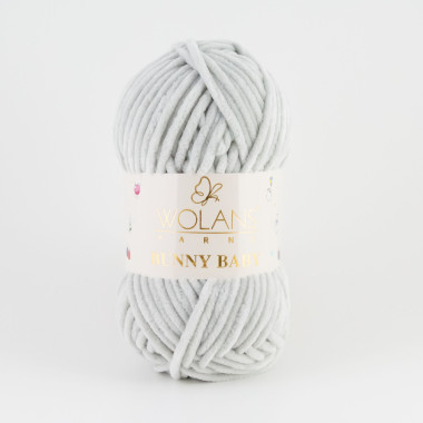 Пряжа Wolans Yarns Bunny Baby срібний (10036)