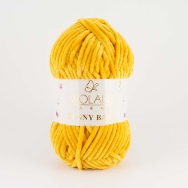 Пряжа Wolans Yarns Bunny Baby гірчичний (10037)
