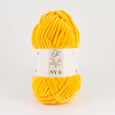 Пряжа Wolans Yarns Bunny Baby светло-оранжевый (10038)