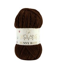 Yarn Wolans Yarns Bunny Baby chocolate (10040)