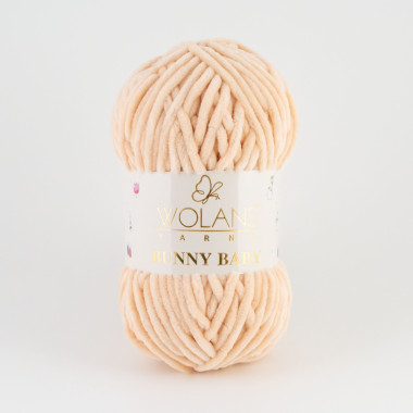 Пряжа Wolans Yarns Bunny Baby нежный персик (10042)