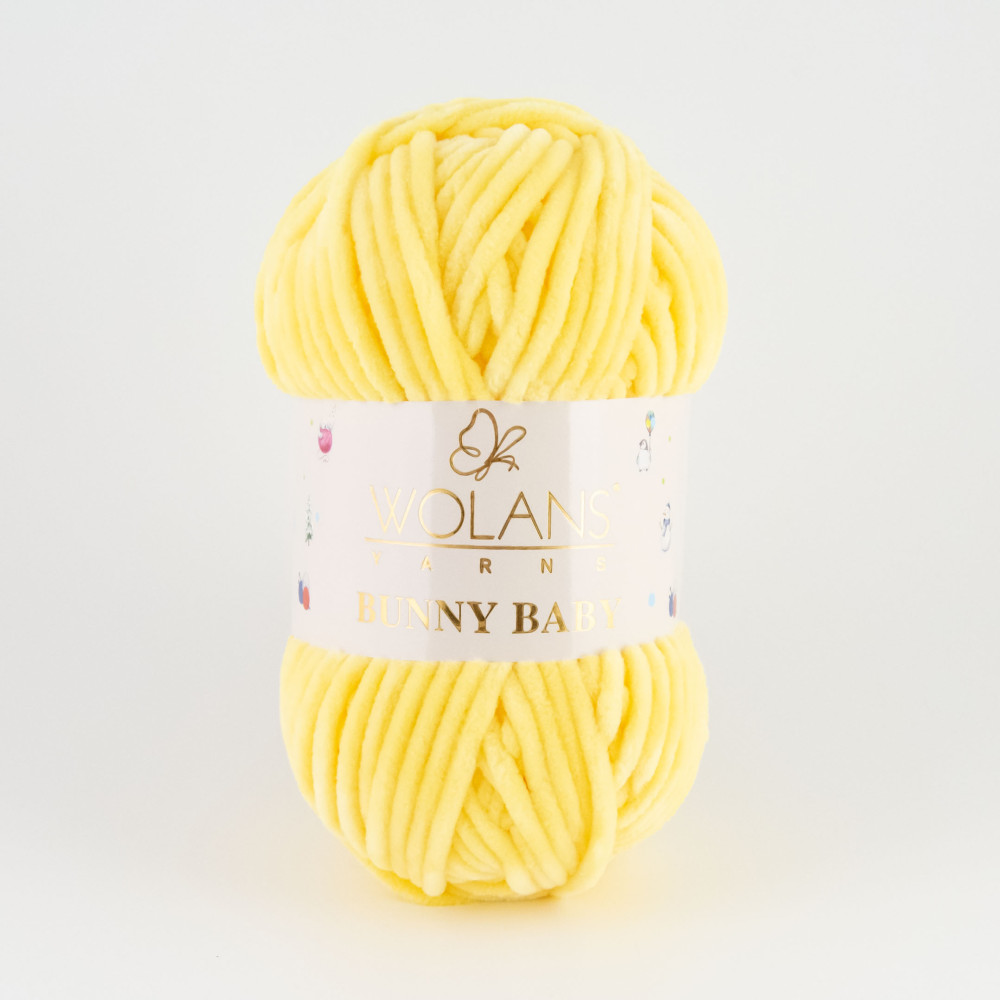 Yarn Wolans Yarns Bunny Baby lemon (10044) Yarn Wolans Yarns Bunny Baby lemon (10044)