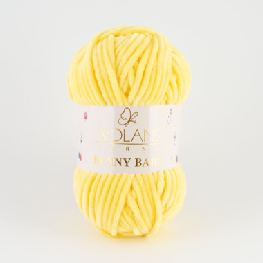 Пряжа Wolans Yarns Bunny Baby лимонний (10044)