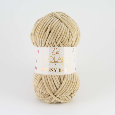 Пряжа Wolans Yarns Bunny Baby бежевий (10045)
