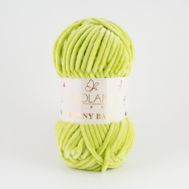 Пряжа Wolans Yarns Bunny Baby фісташковий (10046)