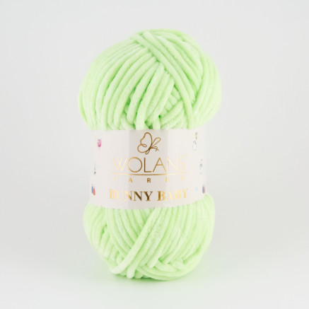 Пряжа Wolans Yarns Bunny Baby лайм (10047)