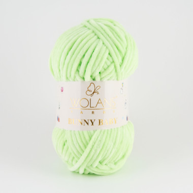 Пряжа Wolans Yarns Bunny Baby лайм (10047)