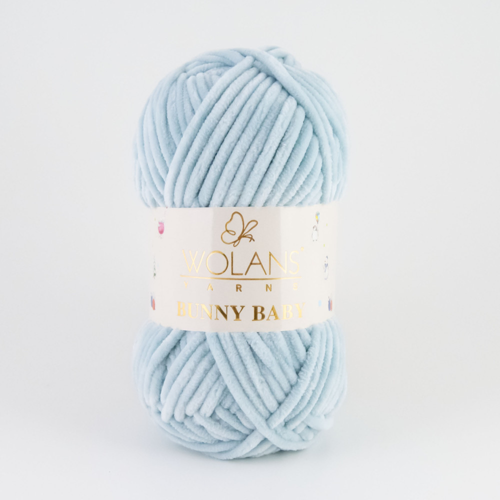 Пряжа Wolans Yarns Bunny Baby небесный (10048) Пряжа Wolans Yarns Bunny Baby небесный (10048)