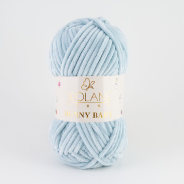 Пряжа Wolans Yarns Bunny Baby небесный (10048)