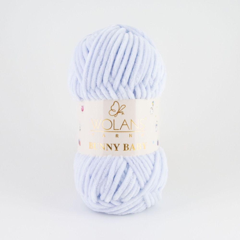 Пряжа Wolans Yarns Bunny Baby небесно-голубой (10049) Пряжа Wolans Yarns Bunny Baby небесно-голубой (10049)