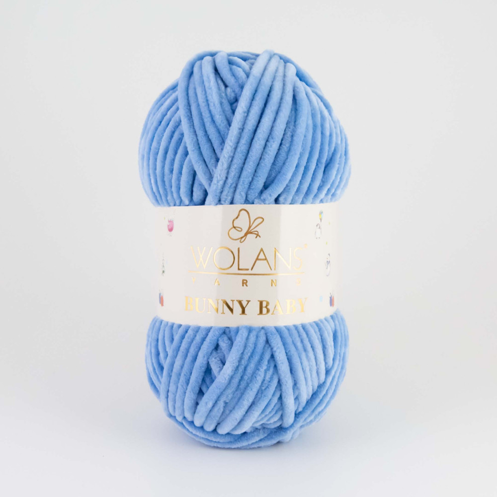 Пряжа Wolans Yarns Bunny Baby васильковый (10050) Пряжа Wolans Yarns Bunny Baby васильковый (10050)