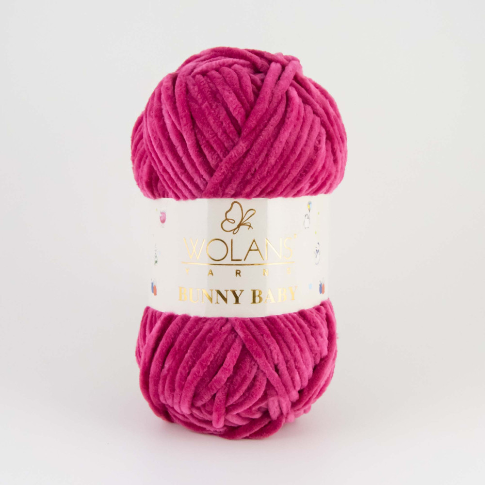 Пряжа Wolans Yarns Bunny Baby малиновый (10052) Пряжа Wolans Yarns Bunny Baby малиновый (10052)