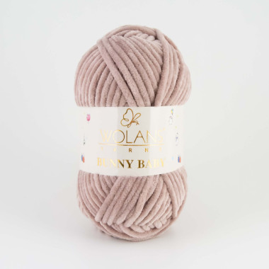 Пряжа Wolans Yarns Bunny Baby пепельная роза (10053)