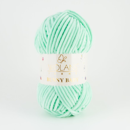 Пряжа Wolans Yarns Bunny Baby мятный (10057)