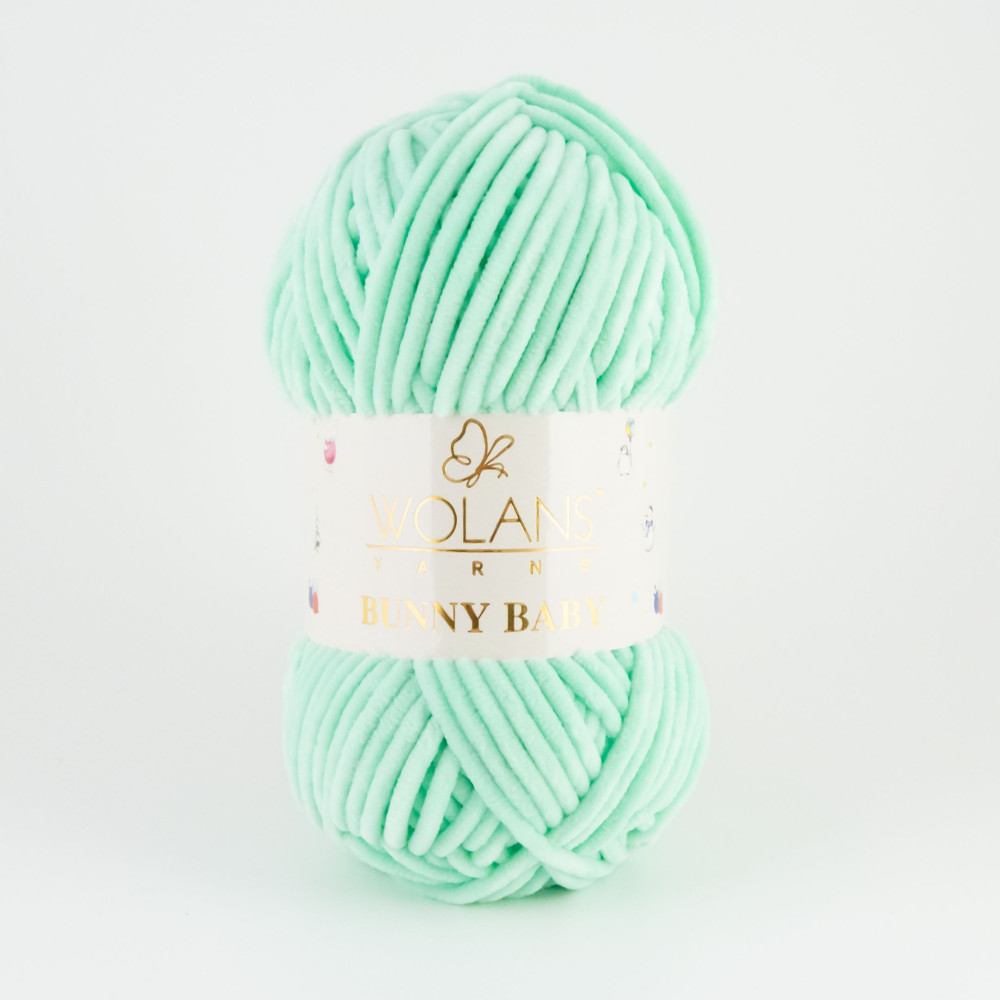 Пряжа Wolans Yarns Bunny Baby мятный (10057) Пряжа Wolans Yarns Bunny Baby мятный (10057)