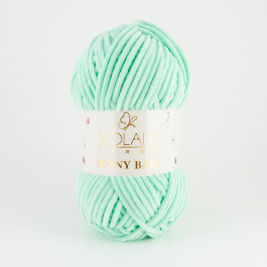 Пряжа Wolans Yarns Bunny Baby мятный (10057)