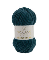 Yarn Wolans Yarns Bunny Baby Petrol color(10063)