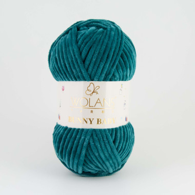 Пряжа Wolans Yarns Bunny Baby петрольний (10063)