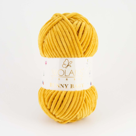 Пряжа Wolans Yarns Bunny Baby темна гірчиця (10072)