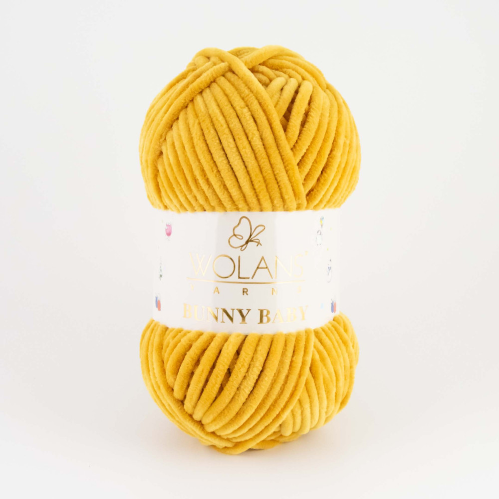 Пряжа Wolans Yarns Bunny Baby темная горчица (10072) Пряжа Wolans Yarns Bunny Baby темная горчица (10072)