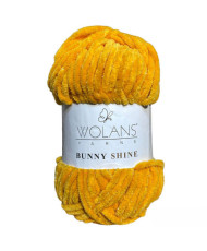 Yarn with lurex Wolans Yarns Bunny Shine orange (82025)