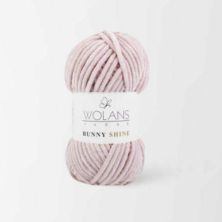 Пряжа з люрексом Wolans Yarns Bunny Shine пудра (82024)