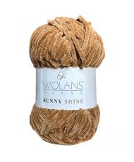 Yarn with lurex Wolans Yarns Bunny Shine walnut (82041)